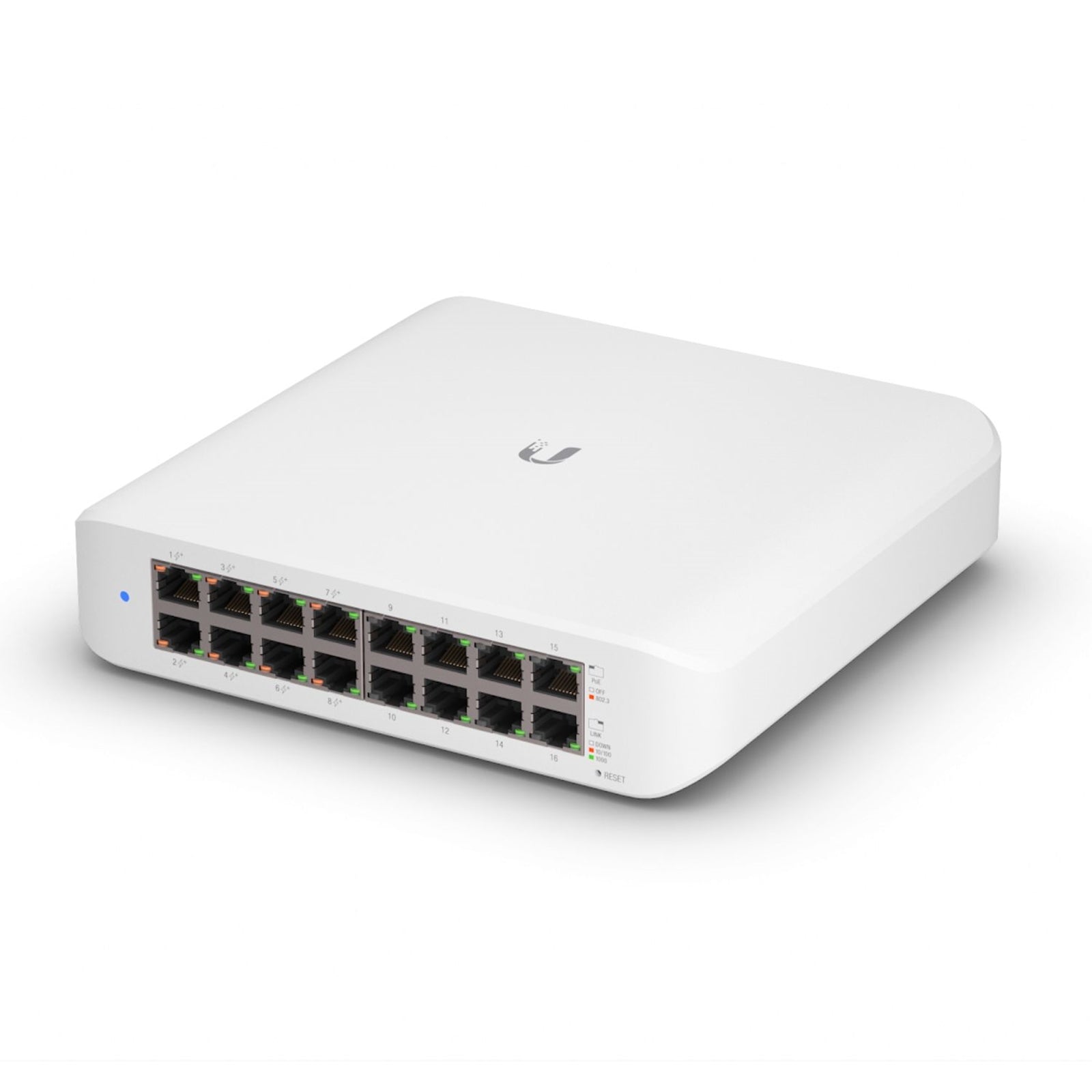Ubiquiti USW-LITE-16-POE 16-Port Gigabit Managed Switch 8 PoE+ Ubiquiti USW-LITE-16-POE 16-Port Gigabit Managed Switch 8 PoE+